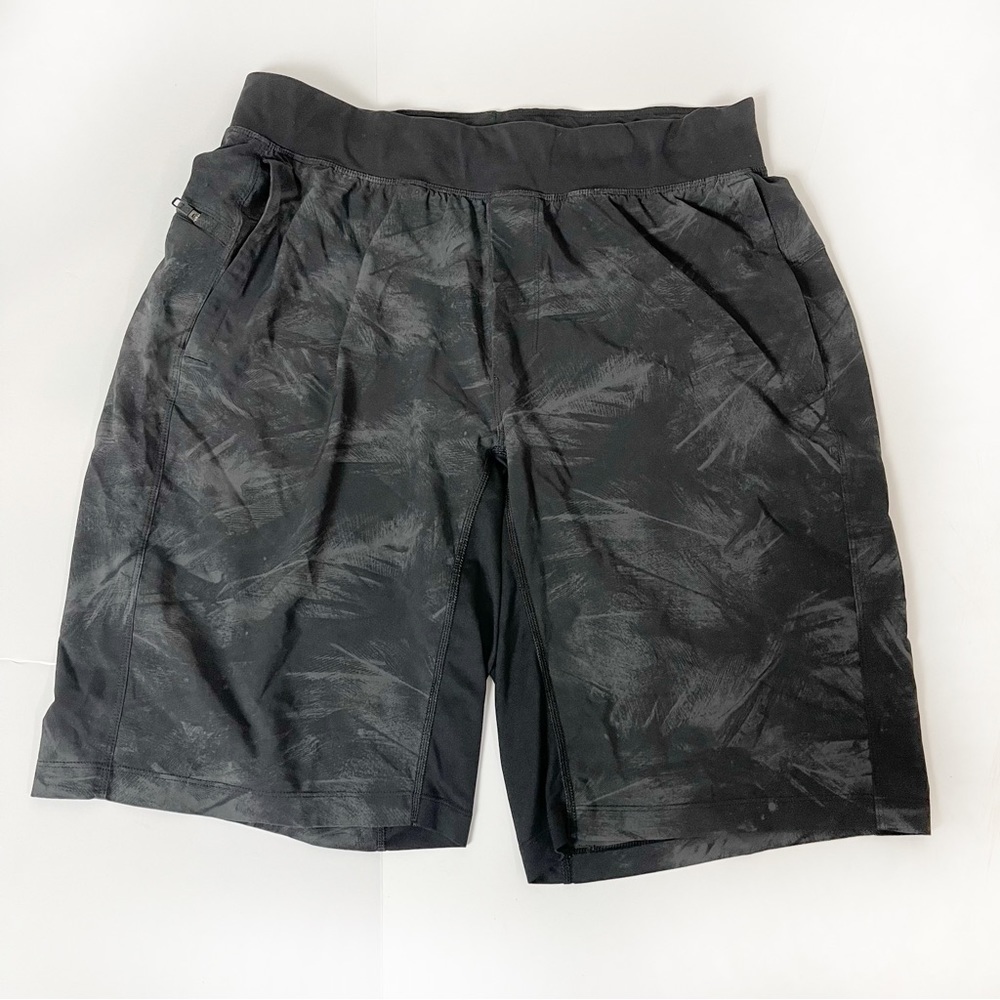 Lululemon Pace Breaker Short Off Shore Graphite Grey Black
